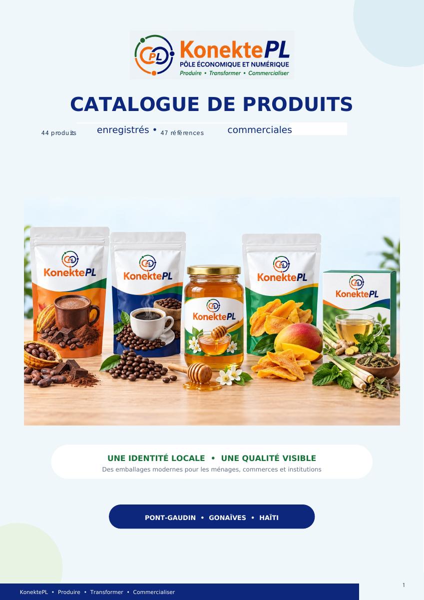 Couverture du catalogue illustré KonektePL